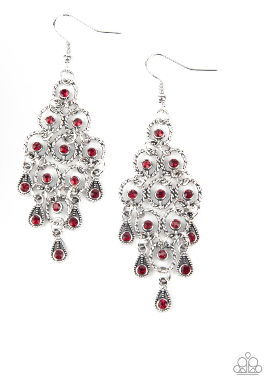Chandelier Cameo - Red